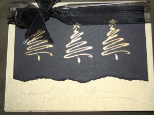 2004 Gold Heat Embossed Card