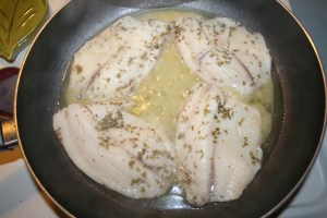 Flounder with Lemon and Dill 