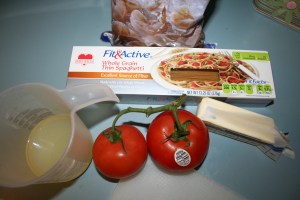 Ingredients for Shrimp Scampi