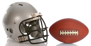 Football Helmet and Football