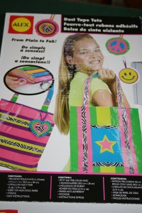 Duct tape is all the rage now, and is hours of fun.