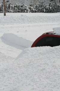 Took half the day for Don to uncover one car and snow blow half the driveway.