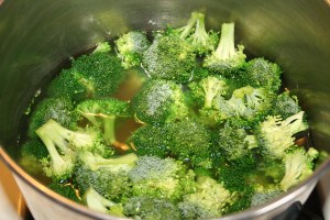 I used fresh broccoli for my soup.