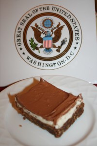 Debra brought us this pretty trivet, which makes a pretty backdrop for our Fudge Meltaways!