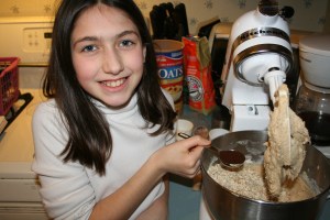 Elizabeth was so excited to be the kid in the kitchen this time around!