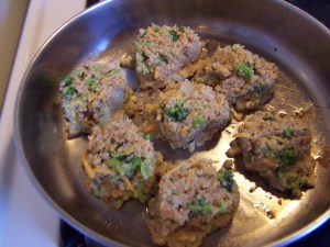 Seemed like all was well when I started out, but my pan did not cooperate with me this evening!