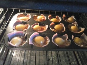 Into the oven they went. One pan, couldn't be any easier!