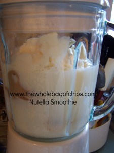 Into the blender it goes!