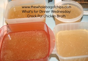 I can't wait to use our homemade broth in our upcoming meals!