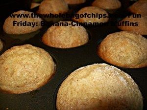 These muffins were fabulous as an after school snack one fall afternoon!