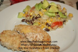 With the added spices and Panko bread crumbs, this chicken was a huge hit!