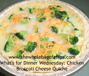 Layer your ingredients into the crust, adding your liquid last.