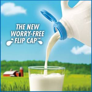 Have you seen it yet? Dairy Pure Milk has a great new flip cap!