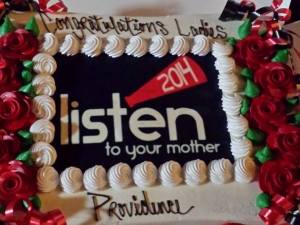 A special cake to celebrate a successful show.