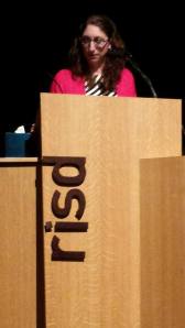 Sharing my story aloud on Saturday night. Photo courtesy of Don Cowart