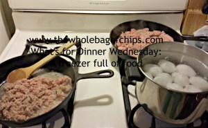 Cooking for someone else this summer got me thinking about the school year dinner menu.