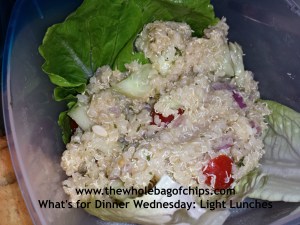 Another light, refreshing change for lunches.