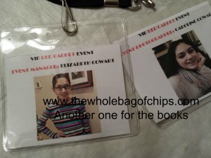 Just for fun, as a thanks for helping out, I created official passes for my older girls to use that night at the party. 