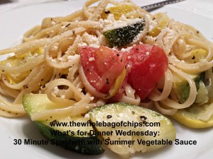 Another successful meal from Liz's 30 Minute Meal cookbook!