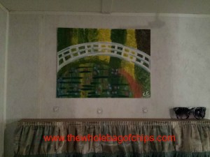 Command strips and hooks could be used to hang and store virtually anything.