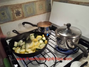 We were thankful that campfire cooking wasn't our only option.