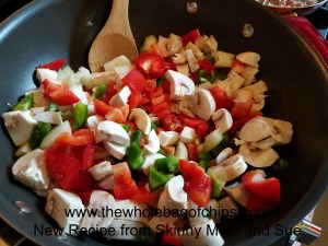 I love the look and smell of fresh veggies cooking!